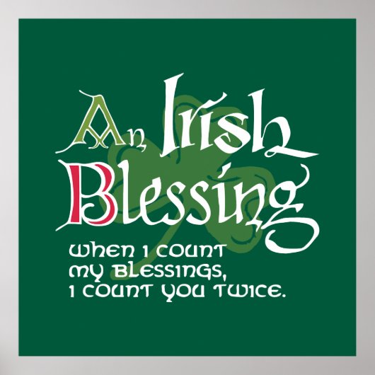 An Irish Blessing ポスター (正面)