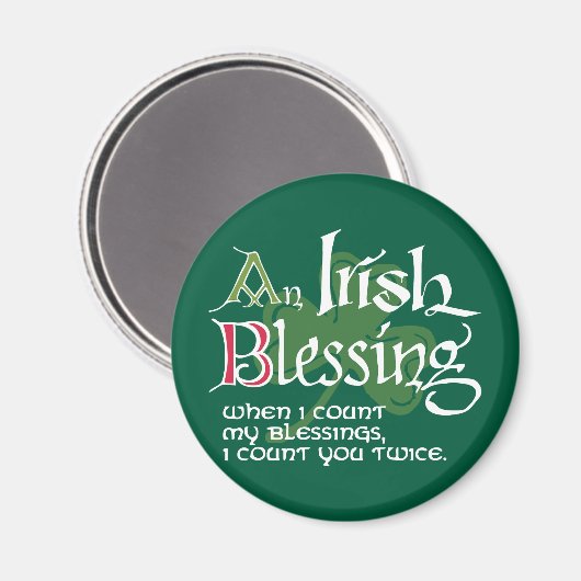 An Irish Blessing マグネット (正面/裏面)