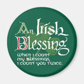 An Irish Blessing マグネット (正面)