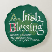 An Irish Blessing ラウンドクッション (裏面)
