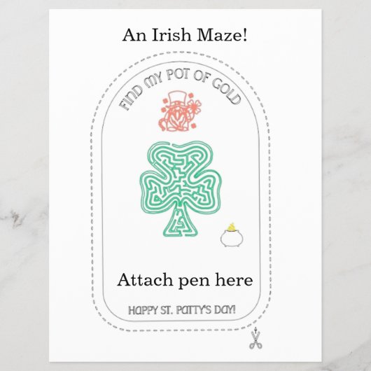 An Irish maze! チラシ (正面)