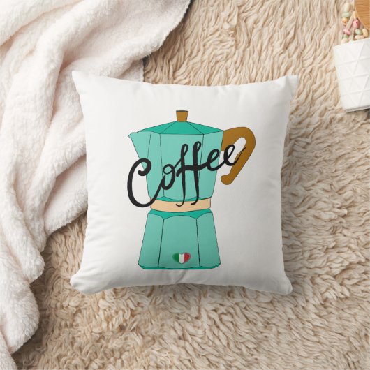 An Italian coffee moka クッション (ブランケット)