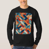 An minimalistic optical abstract oil painting tシャツ (正面)