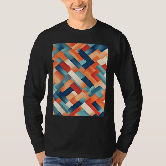 An minimalistic optical abstract oil painting tシャツ (正面)