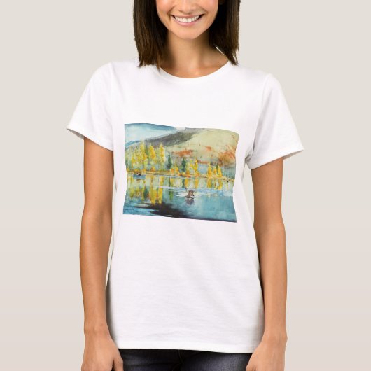 An October Day by Winslow Homer Tシャツ (正面)