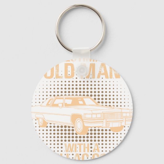 An Old Man Cadillac Coupe De Ville キーホルダー (正面)