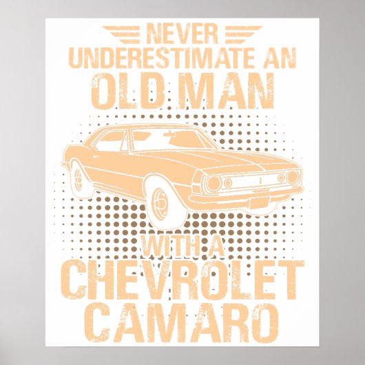 An Old Man Chevrolet Camaro 1966 To 68 ポスター (正面)