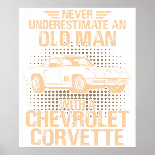 An Old Man CHEVROLET CORVETTE 1979 C2 ポスター (正面)