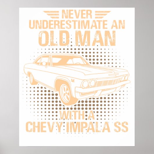 An Old Man Chevrolet Impala Ss 1965 ポスター (正面)