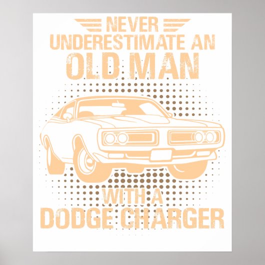 An Old Man Dodge Charger 1971 ポスター (正面)