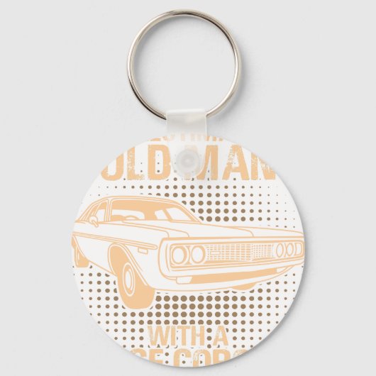 An Old Man Dodge Coronet 1972 キーホルダー (正面)