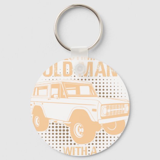 An Old Man Ford Bronco キーホルダー (正面)