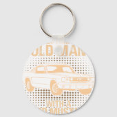 An Old Man Ford Mustang 1966 Fastback キーホルダー (正面)