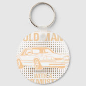 An Old Man Ford Mustang 1989 Notchback キーホルダー (正面)
