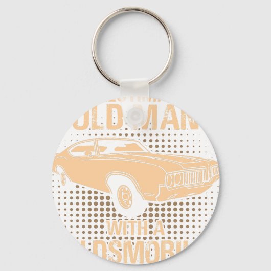 An Old Man Oldsmobile Cutlass 1970 キーホルダー (正面)