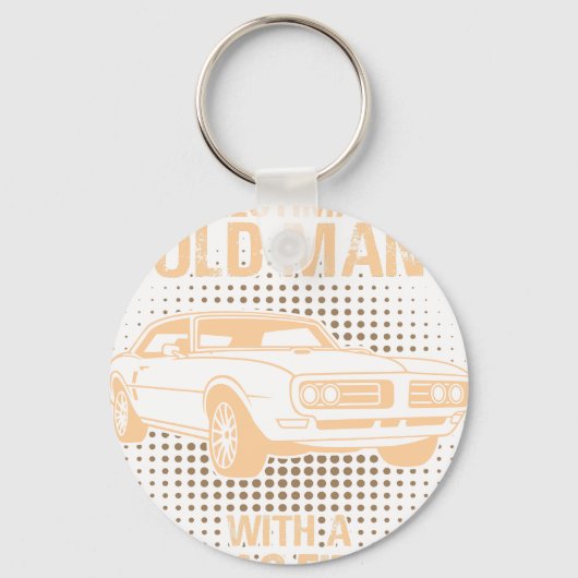 An Old Man Pontiac Firebird 1968 キーホルダー (正面)