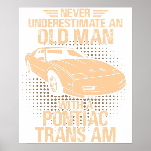 An Old Man Pontiac Trans Am 1991 Gta ポスター (正面)