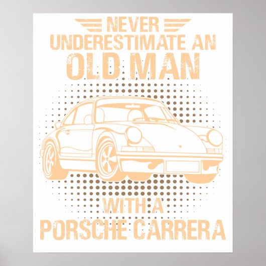 An Old Man Porsche 911 Carrera Rs 2.7 ポスター (正面)