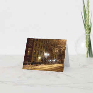 「An Old New York Winter」カード – Old ファッションド シーズンカード