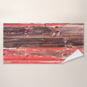 An old worn barn or antique wooden fence with chip バスタオル (バスタオル)