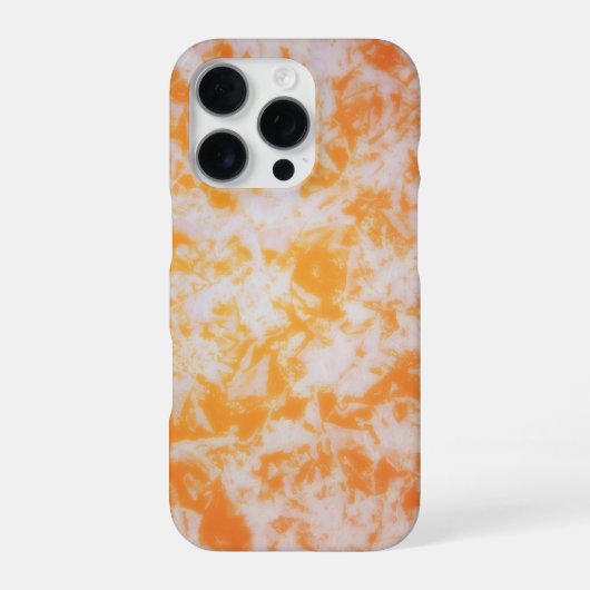 An orange grunge textured | iPhoneケース (裏面)