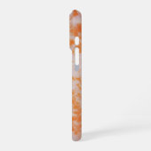 An orange grunge textured | iPhoneケース (左側面)