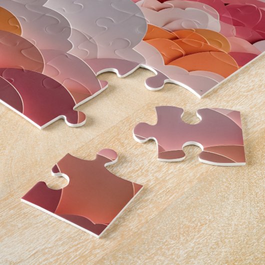 An origami dragon  ジグソーパズル (側面)