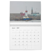 An unusual maritime themed calendar カレンダー (3月 2027)