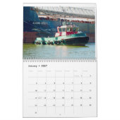 An unusual maritime themed calendar カレンダー (1月 2027)
