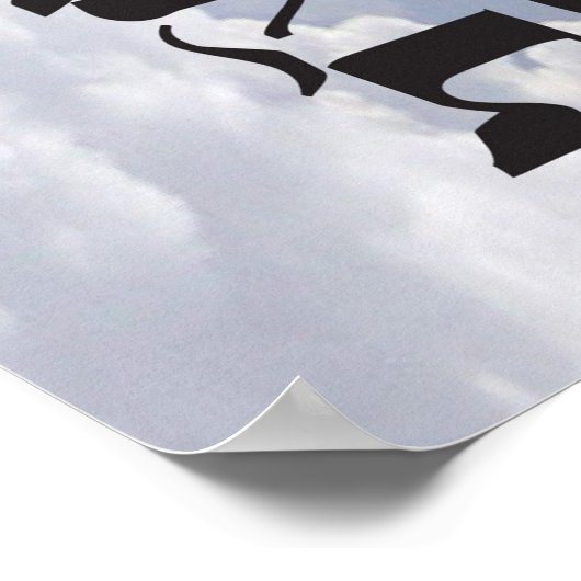 Ana b"Koach ~イニシャル文字 ポスター (角)