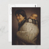 'Ana Rupene and Child' - G. Lindouerはがき ポストカード (正面/裏面)