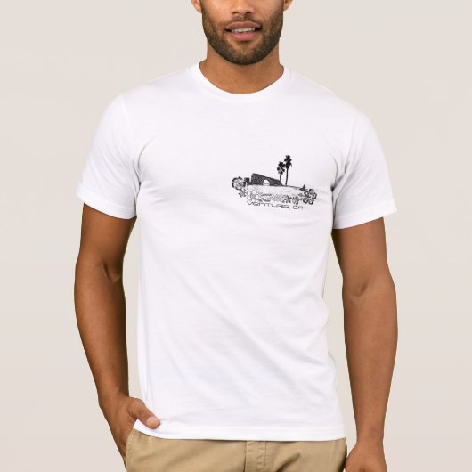 Anacapaの楽園湾 Tシャツ (正面)