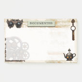 Anachronistic Steampunk、錆びたギア10"x6" ポストイット (正面)