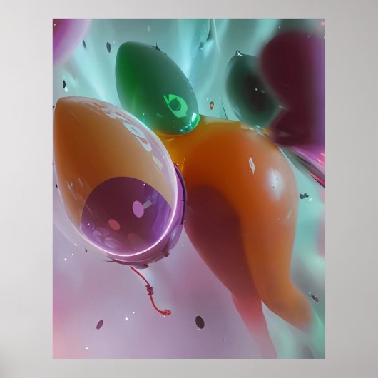 AnachroTechnocracy - Ken Gage Abstract ポスター (正面)