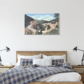 Anaconda, Montana – 馬蹄曲線 キャンバスプリント (インサイチュ (寝室))