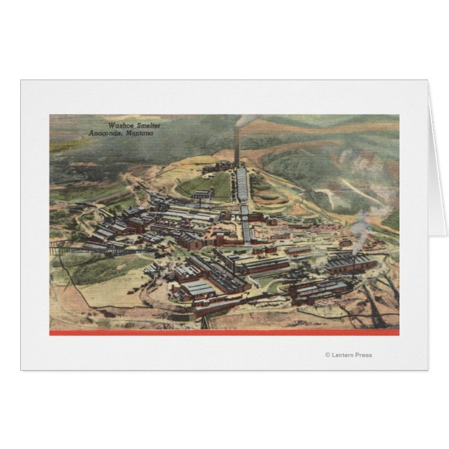 Anaconda, Montana - Washoe Stister View from (正面横)