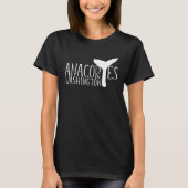Anacortes Washington Whale Tail Whale Watching Sou Tシャツ (正面)