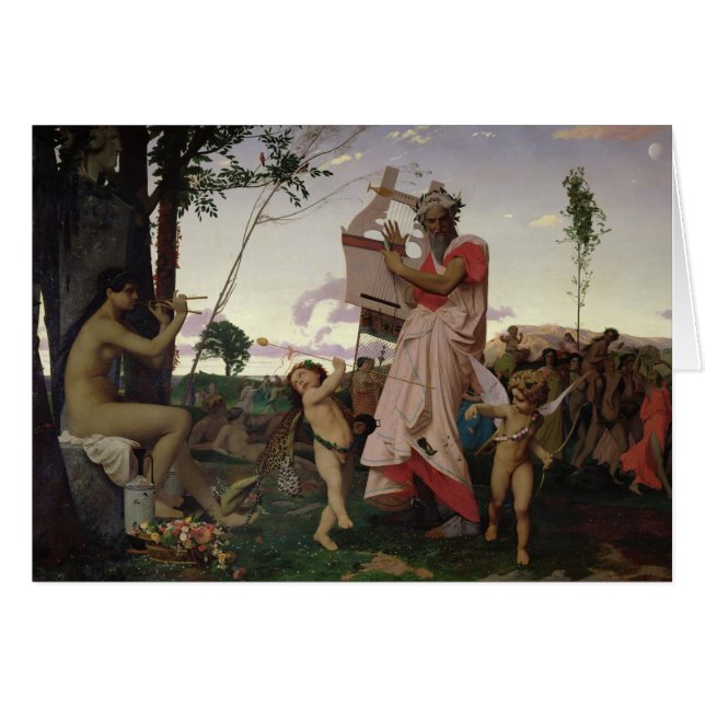 Anacreon、バッカスおよびアフロディーテ1848年 (正面横)
