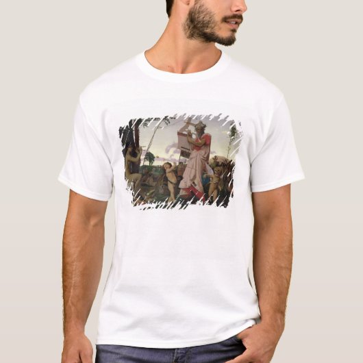 Anacreon、バッカスおよびアフロディーテ1848年 Tシャツ (正面)