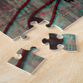 Anaglyph 3D Photo- Lunch atop Skyscraper New York ジグソーパズル (側面)