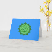 Anahata Chakra Card カード (黄色い花)
