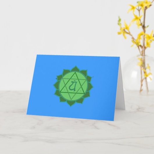 Anahata Chakra Card カード (黄色い花)