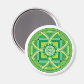 Anahata chakra Mandala マグネット (正面/裏面)