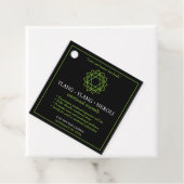 Anahata Heart Chakra Candle Label フェイバータグ (インサイチュ)