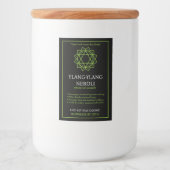 Anahata Heart Chakra Candle Label フードラベル (正面)