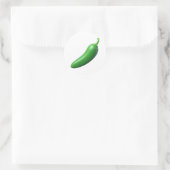 Anaheimチリプラスチック3D – 光沢ラウンドラベル ラウンドシール (バッグ)