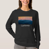Anaheim California Mountain sunset hometown Tシャツ (正面)