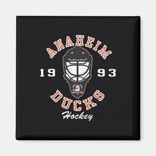 Anaheim Ducks Hockey Mask Black Officially License マグネット (正面)