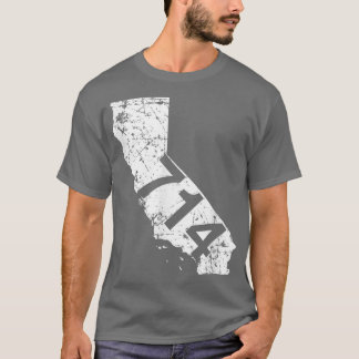 Anaheim Santa Ana Area Code 714 , California Gift  Tシャツ