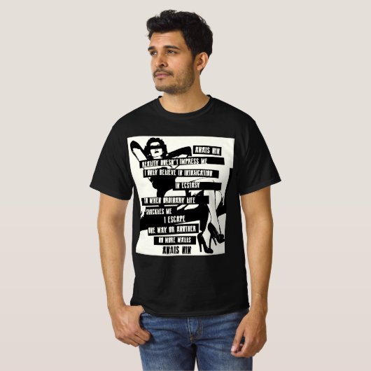 Anais Nin Tシャツ (正面フル)